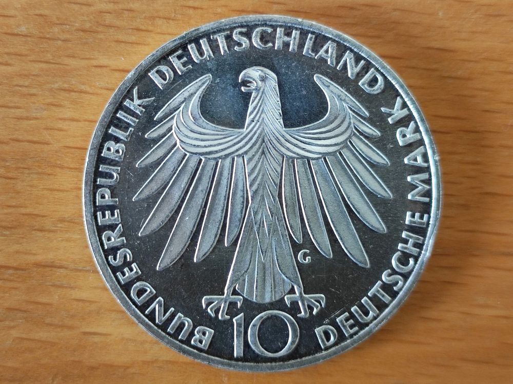 10 DM Silber-Münze - Olympiade München 1972 G (Gebraucht) in Castel San ...