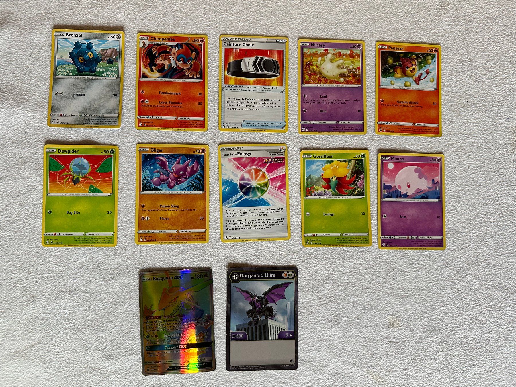 Pokémon Sammelbilder & Trading cards: 12 cartes Pokemon – Gebraucht aus Ste-Croix von mjmg