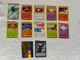 12 cartes Pokemon
