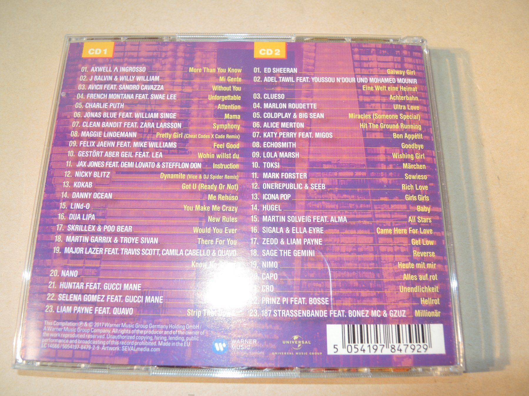 CD: Original CD: Mega Hits 2017 - Die Dritte - Doppel CD – Usato da Rorschach venduto da maeck8 5