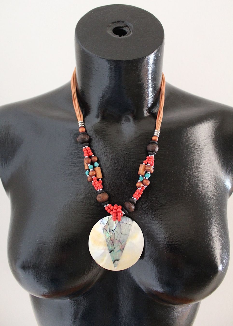 Catenine: Neu,Modeschmuck Kette, mit Perlmutt, Länge 32 cm – Usato da Locarno venduto da madame-tus-sauds