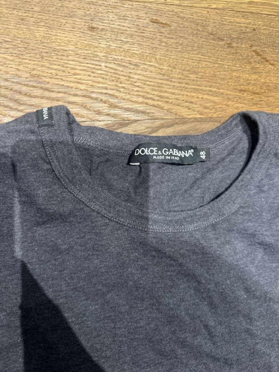 Dolce & Gabbana T-shirt: Dolce & Gabbana Grey T-shirt, Size 48 – Nuovo (secondo la descrizione) da Richterswil venduto da Ramar05 2