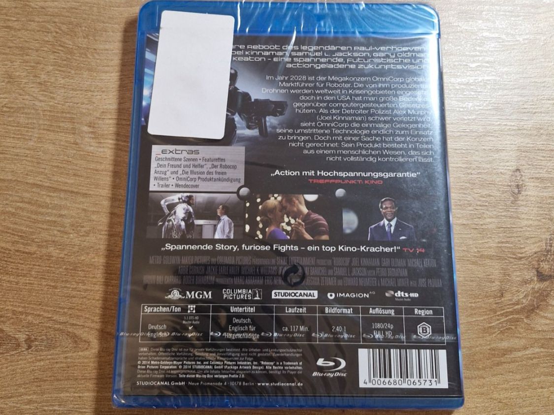 Alle DVDs: RoboCop (2014) NEU OVP Bluray – Neu und originalverpackt aus Pfungen von Whitie 1
