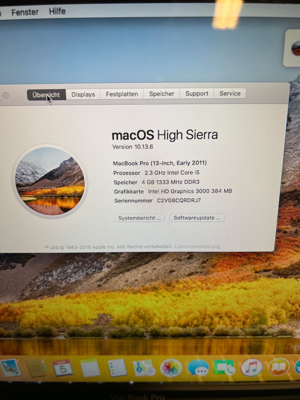 Apple Notebook: MacBook Pro 13" 2011 i5 4GB & 500 HDD #01 – Usato da Dietikon venduto da speedkauf 4
