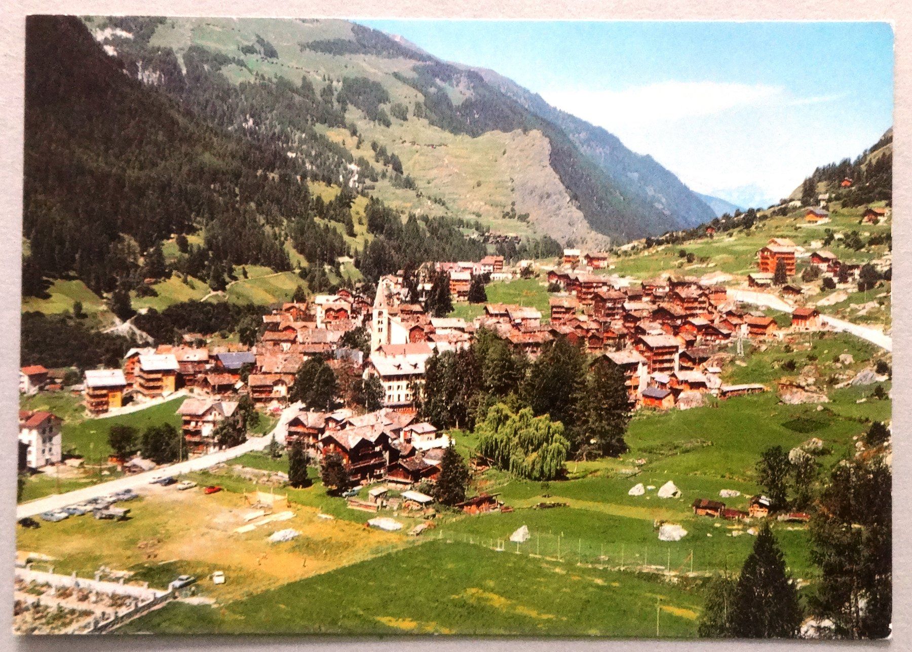 Cartoline postali: Village d' Evolène, Valais – Usato da Fétigny venduto da Billy2miny