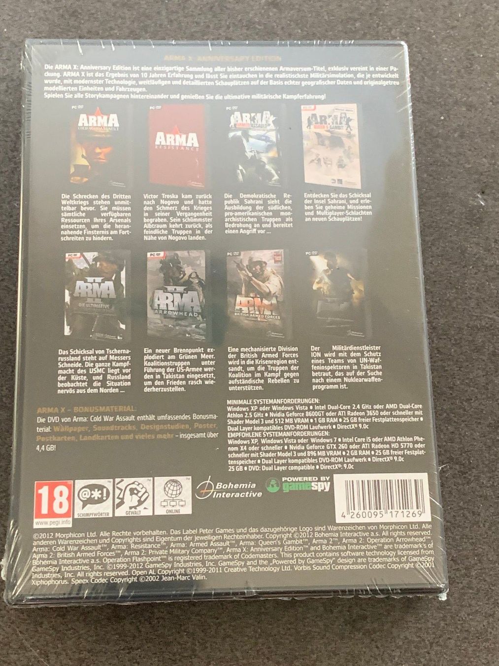 Microsoft Spiele: ARMA X anniverary edition PC-DVD Viedeospiel - Computerspiel – Neu (gemäss Beschreibung) aus Fribourg von tschjoly 2