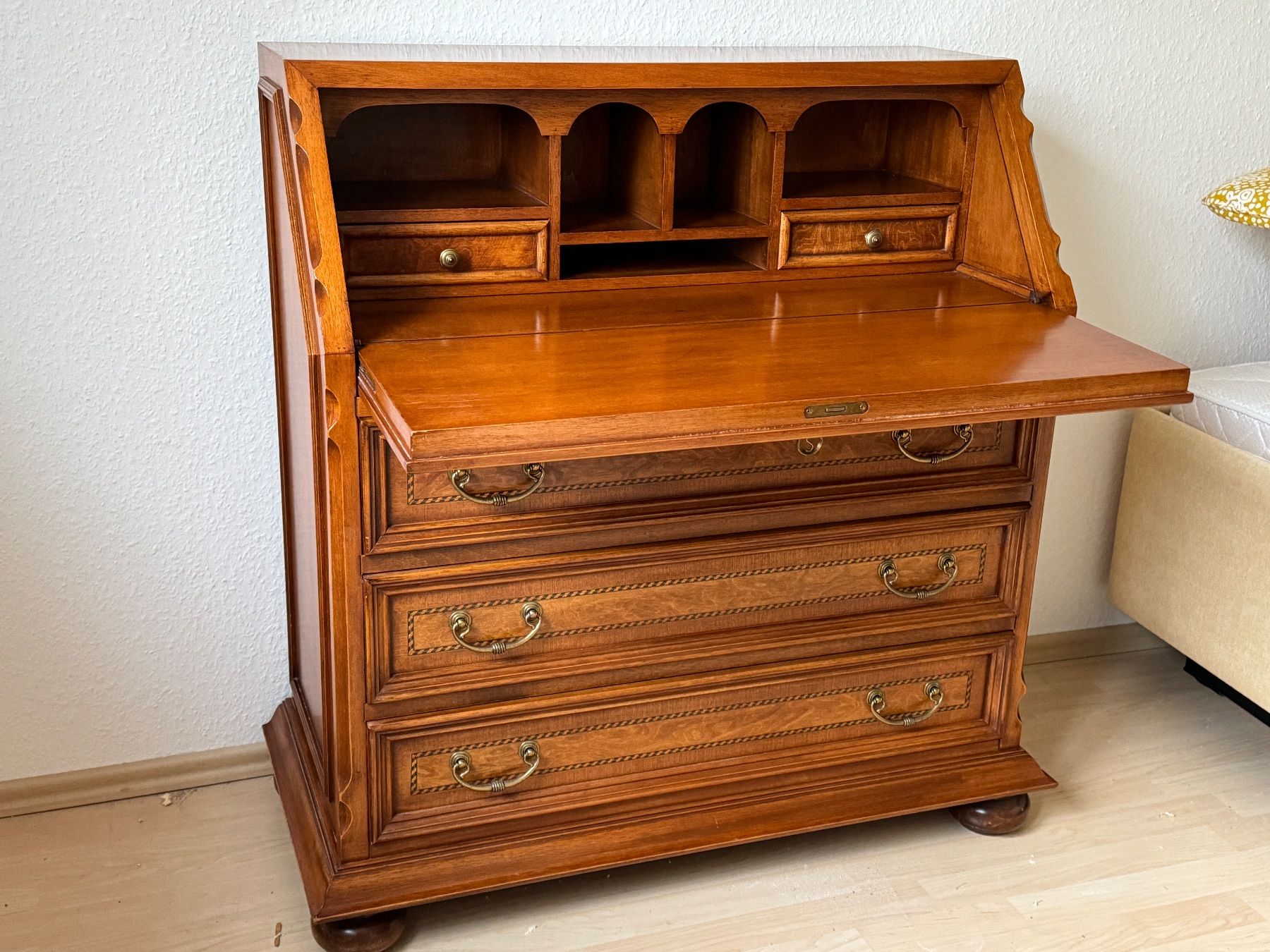 Scrivanie: Biedermeier Sekretär Stilmöbel SELVA Kirschbaum – Usato da Gemünden venduto da GEUENWALD 6