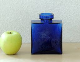 Vase bleu cobalt, Klaus Breit pour Wiesenthalhütte, 1960-70s