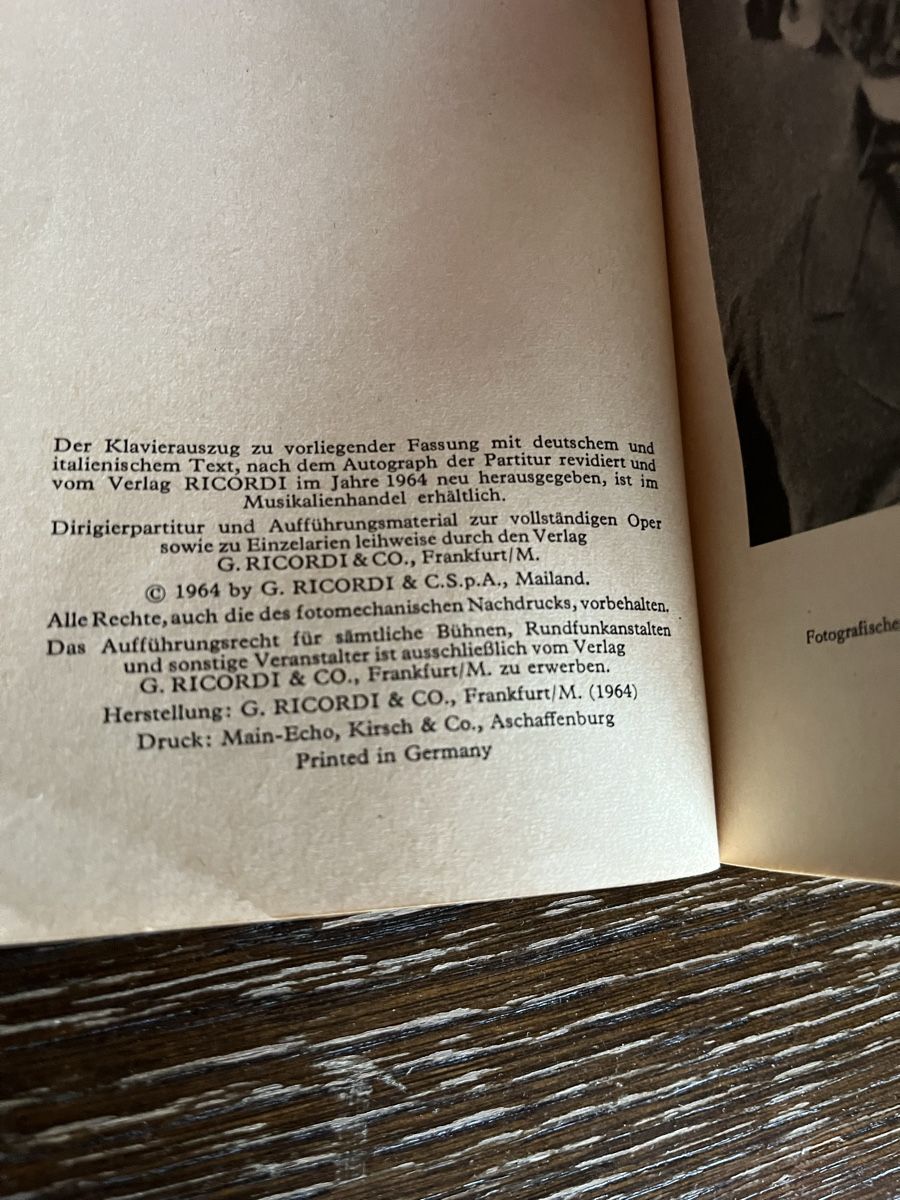 Bücher: Verdi: Die Macht des Schicksals - Textbuch – Gebraucht aus Winterthur von Mmagu 2
