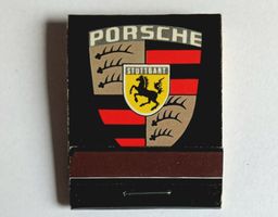 Zündholzbriefchen Streichholz Porsche Garage Winterthur