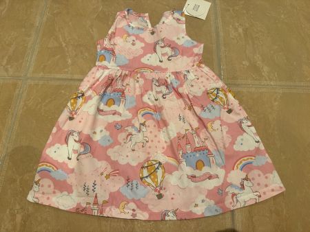 neues süsses Einhorn Kleid, 4J 104 (110)