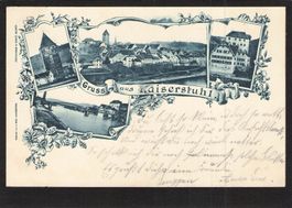 #Gruss aus Kaiserstuhl , 4 bild  gel. 1900