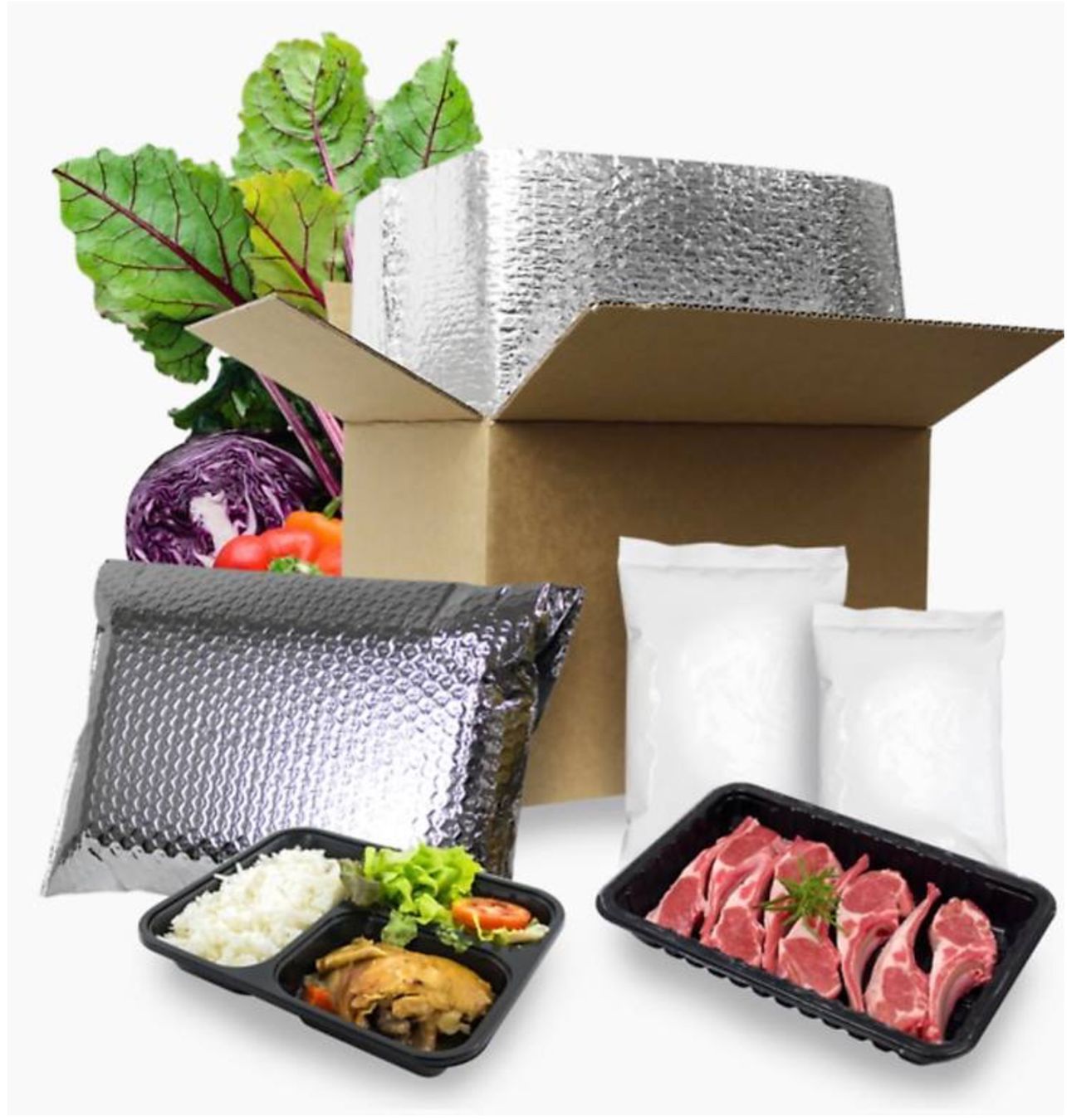 Frigoriferi & Refrigeratori: 38 Kühlbeutel inkl. Kühlbox – Nuovo e nell'imballaggio originale da Bülach venduto da StoreInShop.com 1
