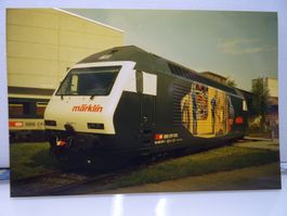 Foto SBB Re 460 017"Märklin" Heizerlok"Ausstellung Bern 1994
