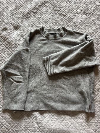 Pull-over femme gris