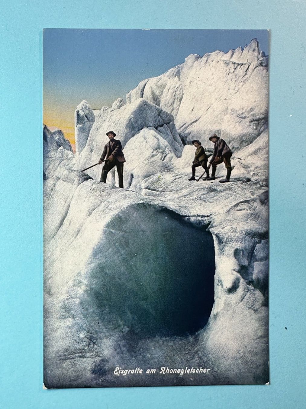 Cartoline postali: Eisgrotte am Rhonegletscher – Usato da Steg VS venduto da _vinci_