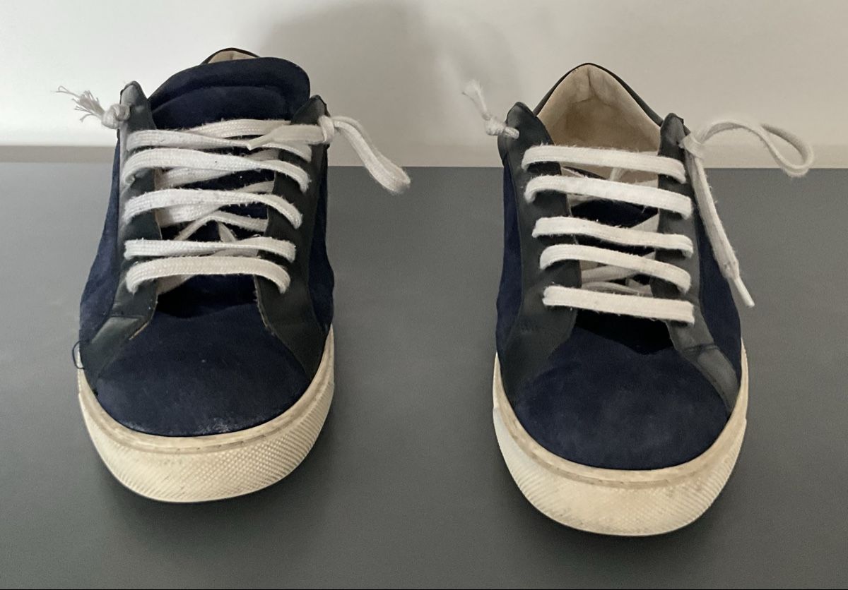 Armani Damenschuhe: Giorgio Armani Sneaker, Grösse 38.5, Dunkelblau – Neu (gemäss Beschreibung) aus Zürich von thovala 2