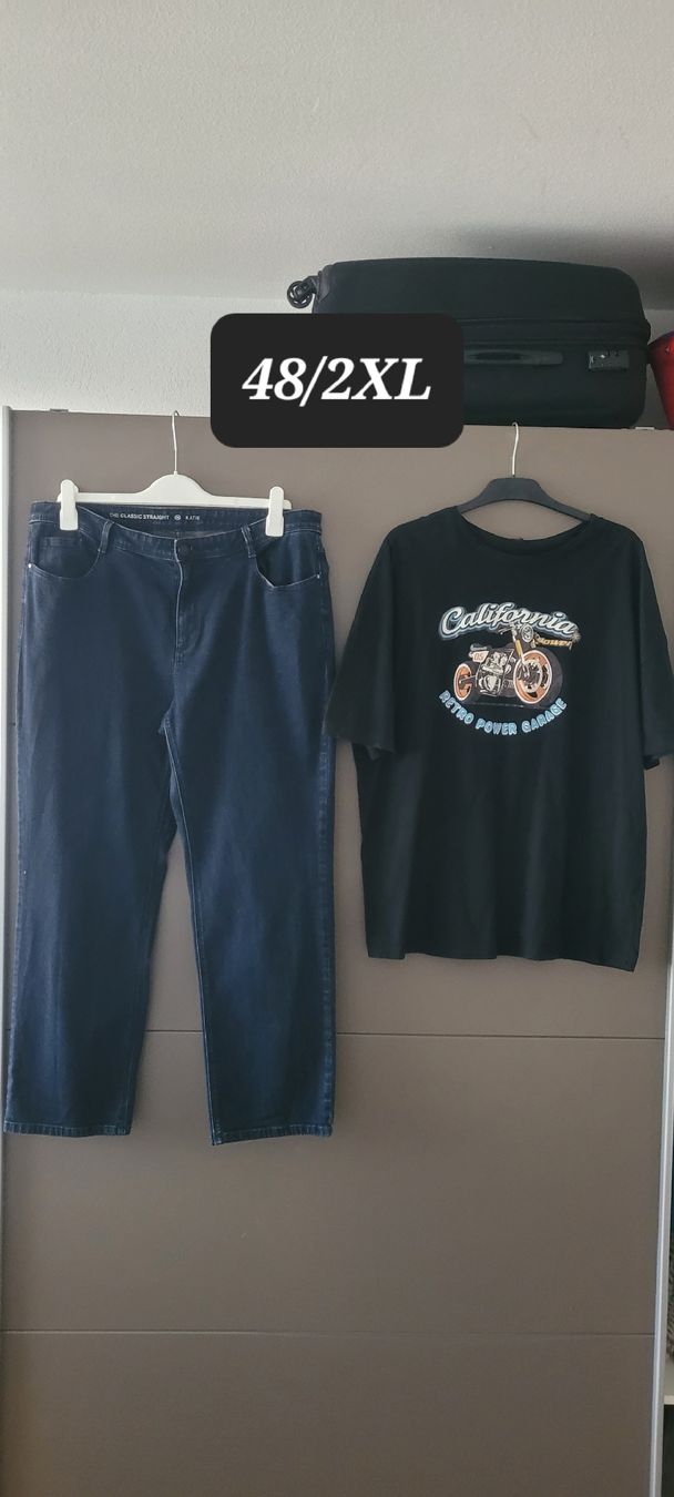 C&A Lotti di vestiti: Jean strech & t-shirt / 48/2XL – Nuovo (secondo la descrizione) da Vevey venduto da x_y_f