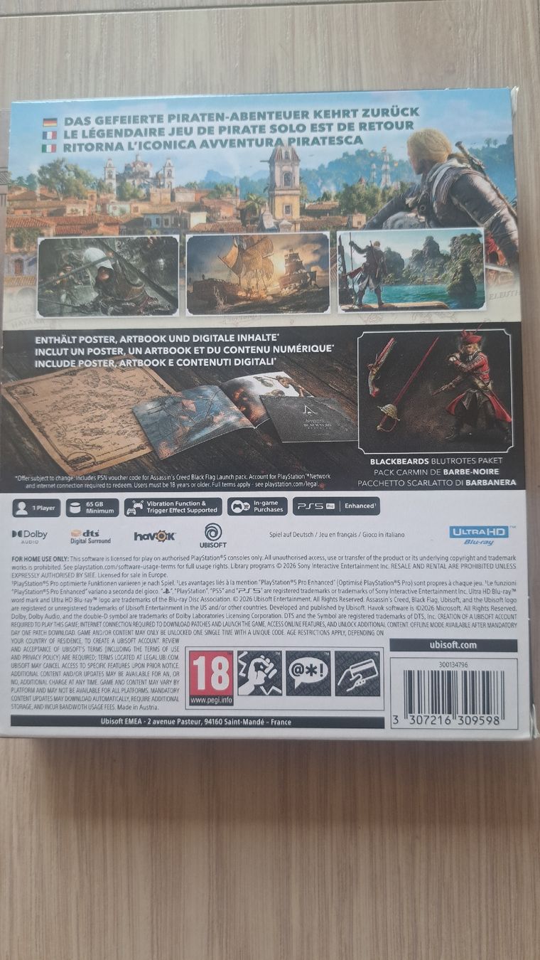 Sony Spiele: Assassin's Creed Black Flag Resynced PS5 – Gebraucht aus Cuarny von Jerks 1
