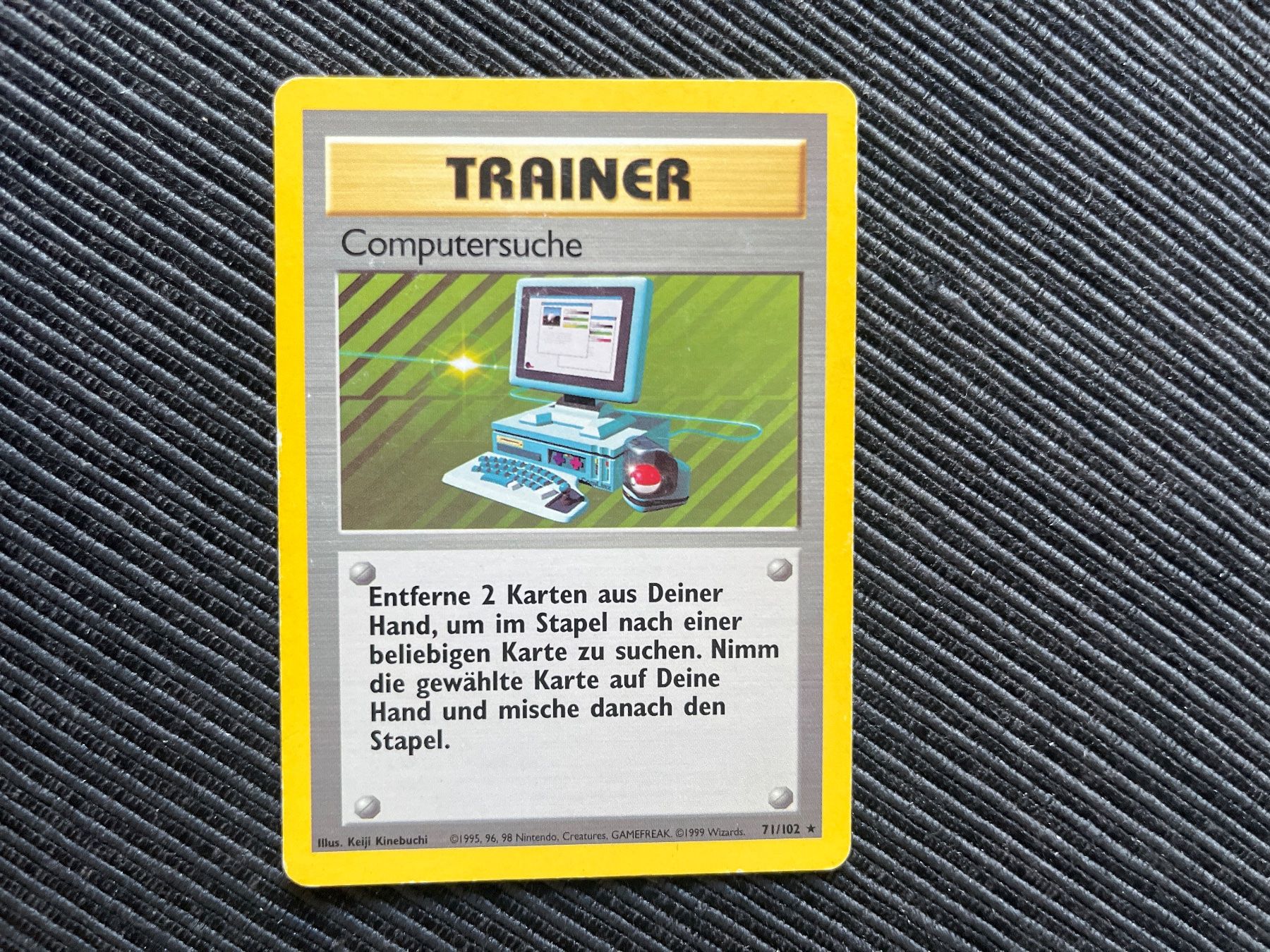 Pokémon Carte collezionabili: Pokemon Computersuche Rare Base Set deutsch – Usato da Wabern venduto da Collectfun