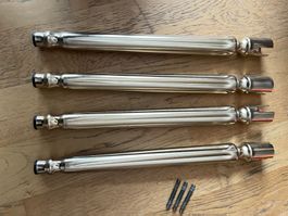 4 goldene Tischbeine