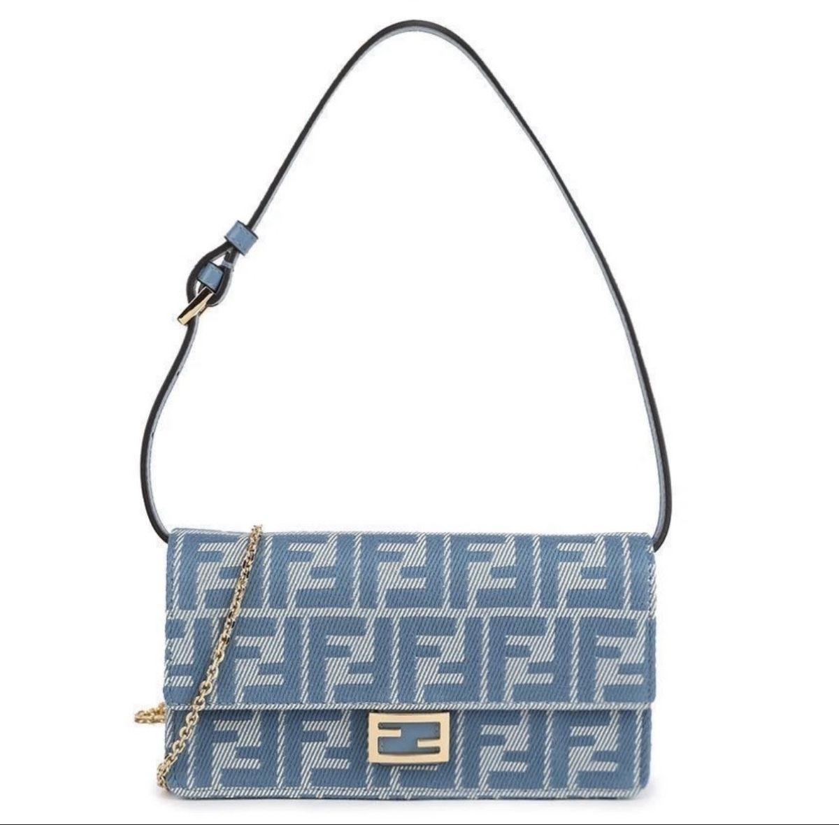Fendi Borse da donna: Fendi Baguette FF Jacquard Denim – Nuovo (secondo la descrizione) da Chur venduto da tince07