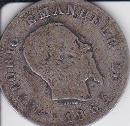 Tutti le monete: Victorio Emanuele II 1863 – Usato da Bernex venduto da qpdkvm
