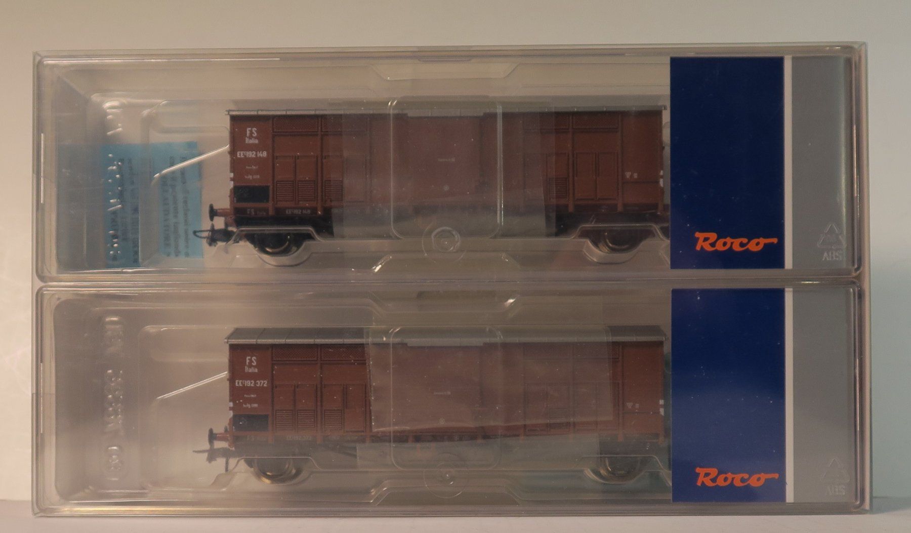2er-Set Roco 76162, SpitzdachwagenTyp EE der FS, Epoche II (Neu und ...