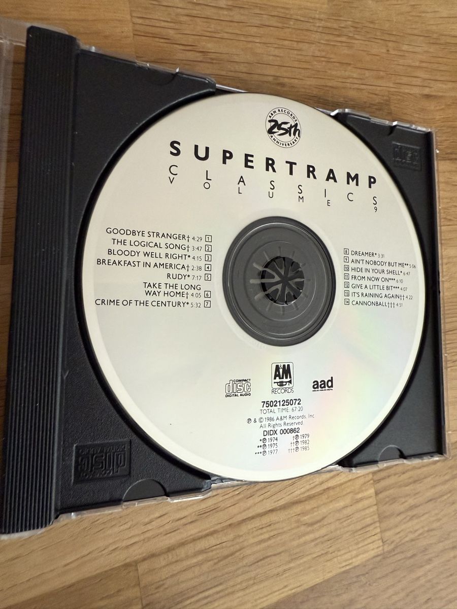 CD: Supertramp Classics Vol. 9 CD – Usato da Goldach venduto da Messerguru 5