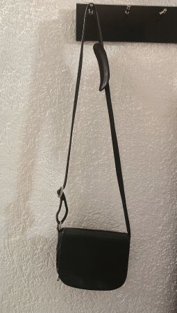 sac a main Bree en cuire noir
