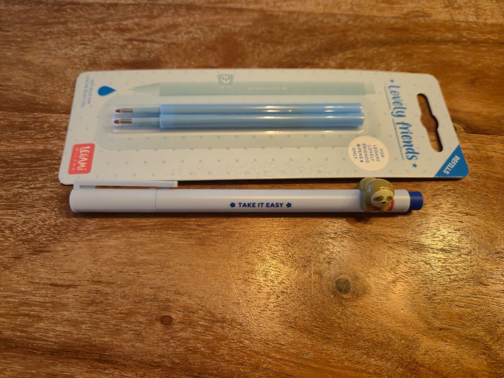 Legami Penna & Evidenziatori: Legami Faultierstift + 2 refill – Usato da Rombach venduto da BSF3
