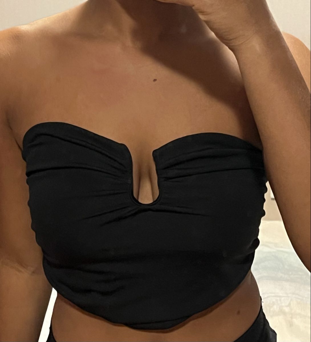 Top: Bustier Top, Grösse L – Nuovo (secondo la descrizione) da Zürich venduto da celineaceline