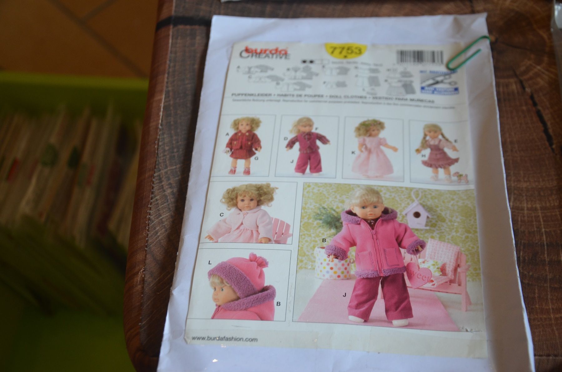 Tessuti: BURDA SCHNITTMUSTER - (7753) – Usato da Chiasso venduto da Dolly015