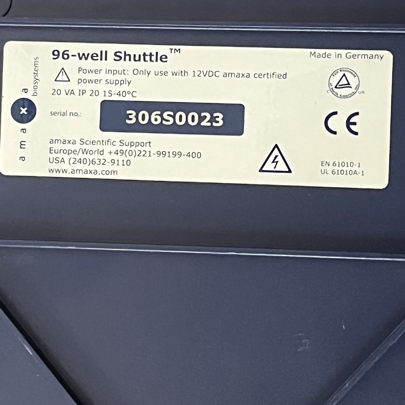 Accessori da laboratorio: amaxa 96-Well shuttle – Usato da Niederdorf venduto da LeptonAG_Labor 8
