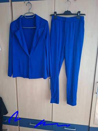 Hosenanzug 2 Teilig elastisch und Hose  Elastikbund gr M