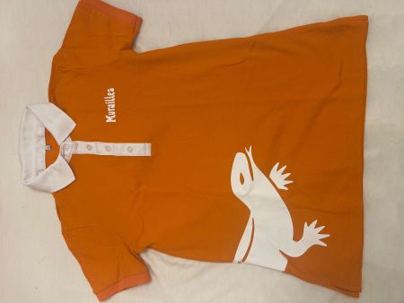 Murailles Polohemd orange mit Motiv Grösse XS/S