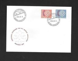 FDC Serie 349 - 350 ET Montreux 22.6.1959