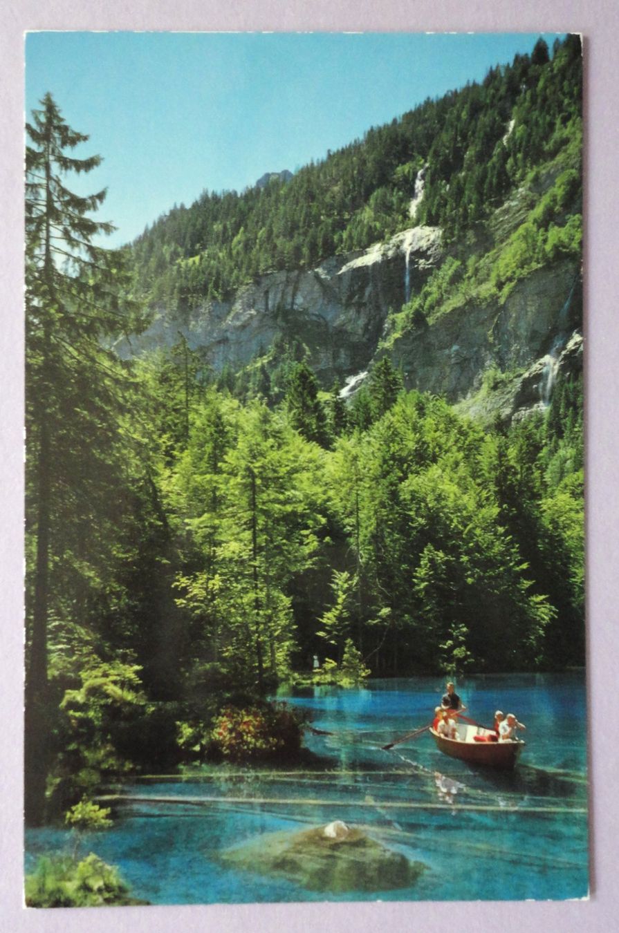 Ansichtskarten: Blausee - Lac Bleu, B.O. – Gebraucht aus Fétigny von Billy2miny
