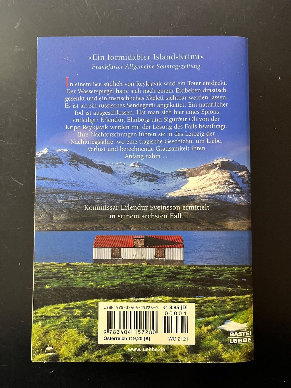 Libri: Taschenbuch "Kältezone", Arnaldur Indridason – Usato da Grosswangen venduto da Vita500 1