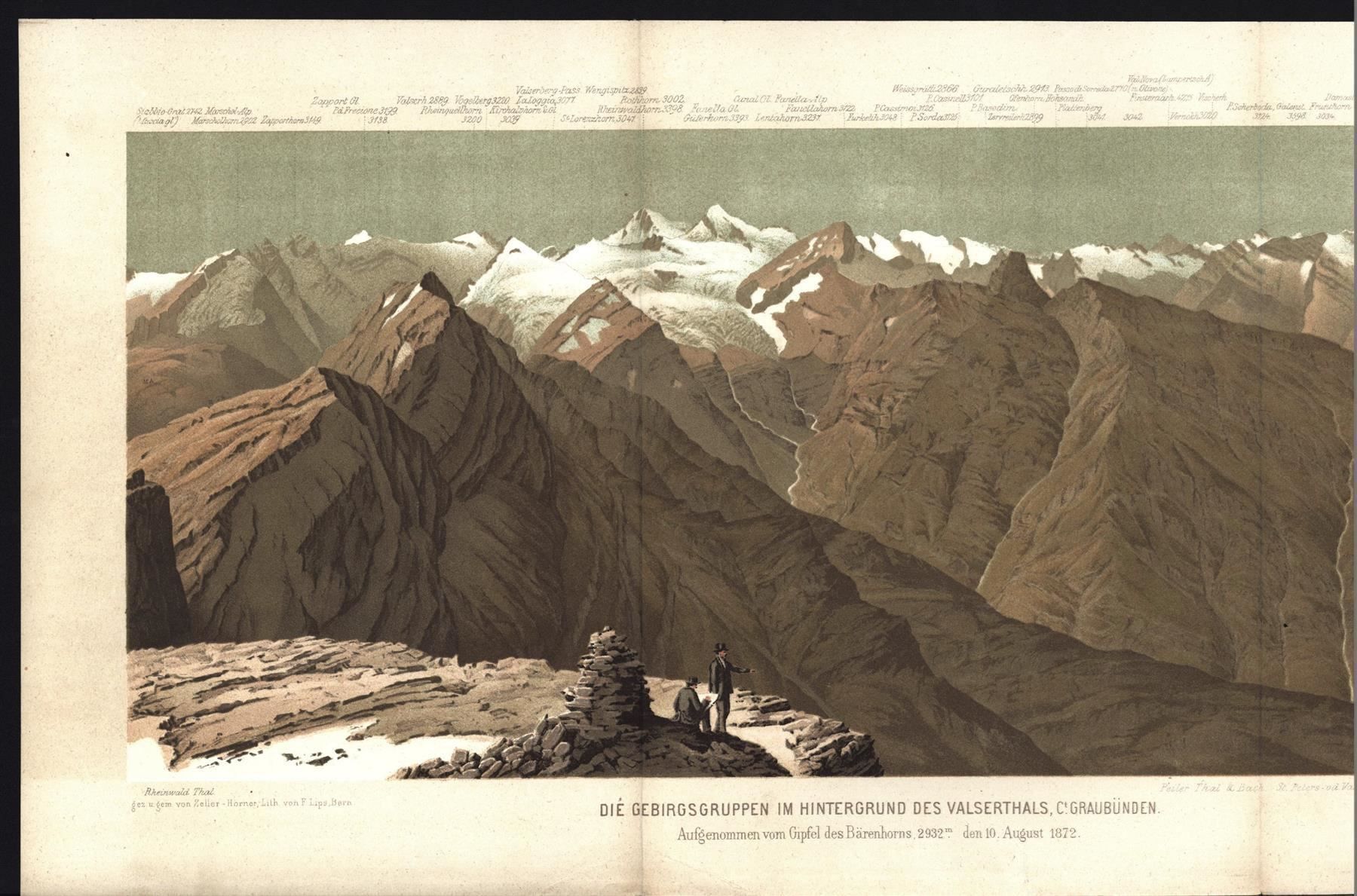 Stiche: Valsertal Panorama – Gebraucht aus Rafz von Helvet32 1