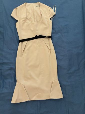 Robe beige courte femme Taille S bon état/ Karen Millen