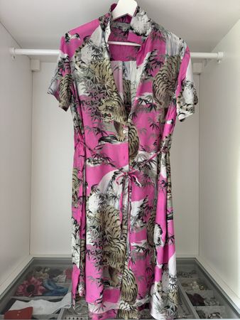 ALLSAINTS Sommer Kleid pink tiger,  EU34