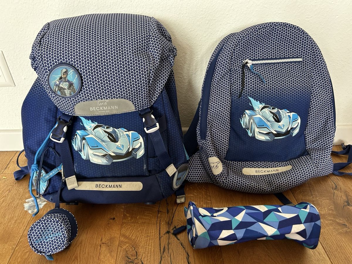 Borse & Zaini: Beckmann Schulrucksack Set Auto Motiv  – Usato da Röschenz venduto da c_k_wj8r 6