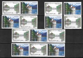 Z117 - Z120 plus Serie 6 Werte Schweiz / China ** 25.11.1998