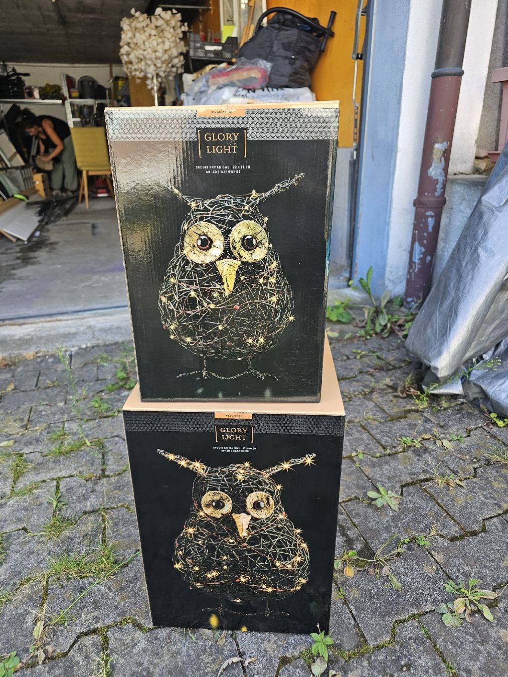 Toutes les décorations: LED Lichter Eulen – Neuf avec emballage d'origine à Lengnau AG par papamarc