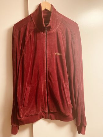 Diesel Giacca in velluto bordeaux - Perfetta per l'autunno!