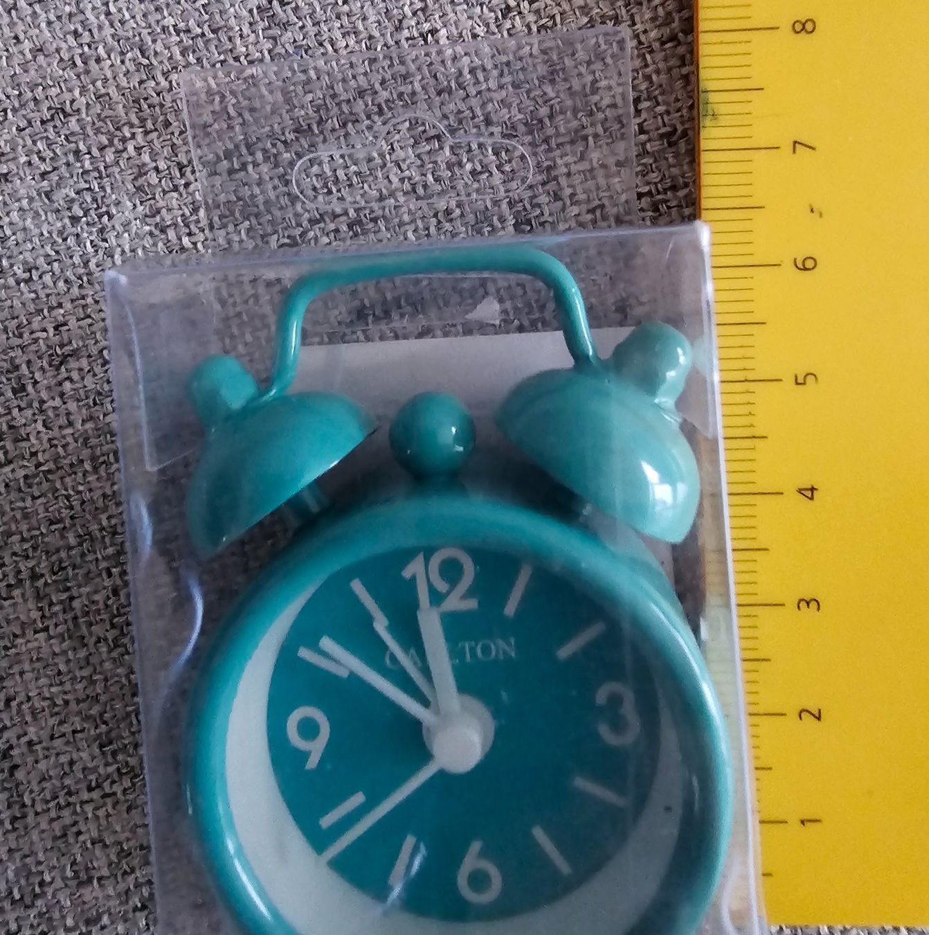 Sveglie: Mini Wecker Türkis  FABRIKNEU – Nuovo e nell'imballaggio originale da Bütschwil venduto da Taranabo 1