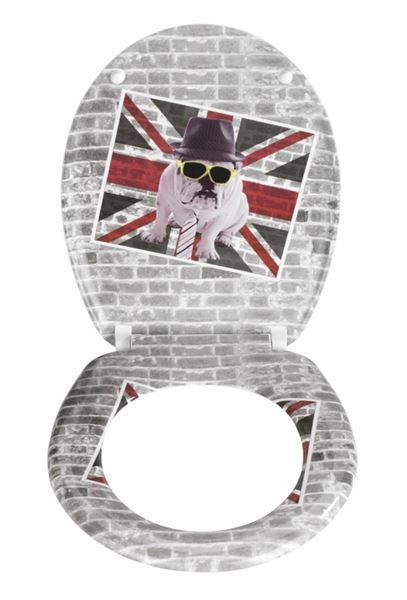 WC: WC-Sitz mit Absenkautom.-UNION JACK MOPS – Nuovo e nell'imballaggio originale da Rupperswil venduto da big-one-sale 1