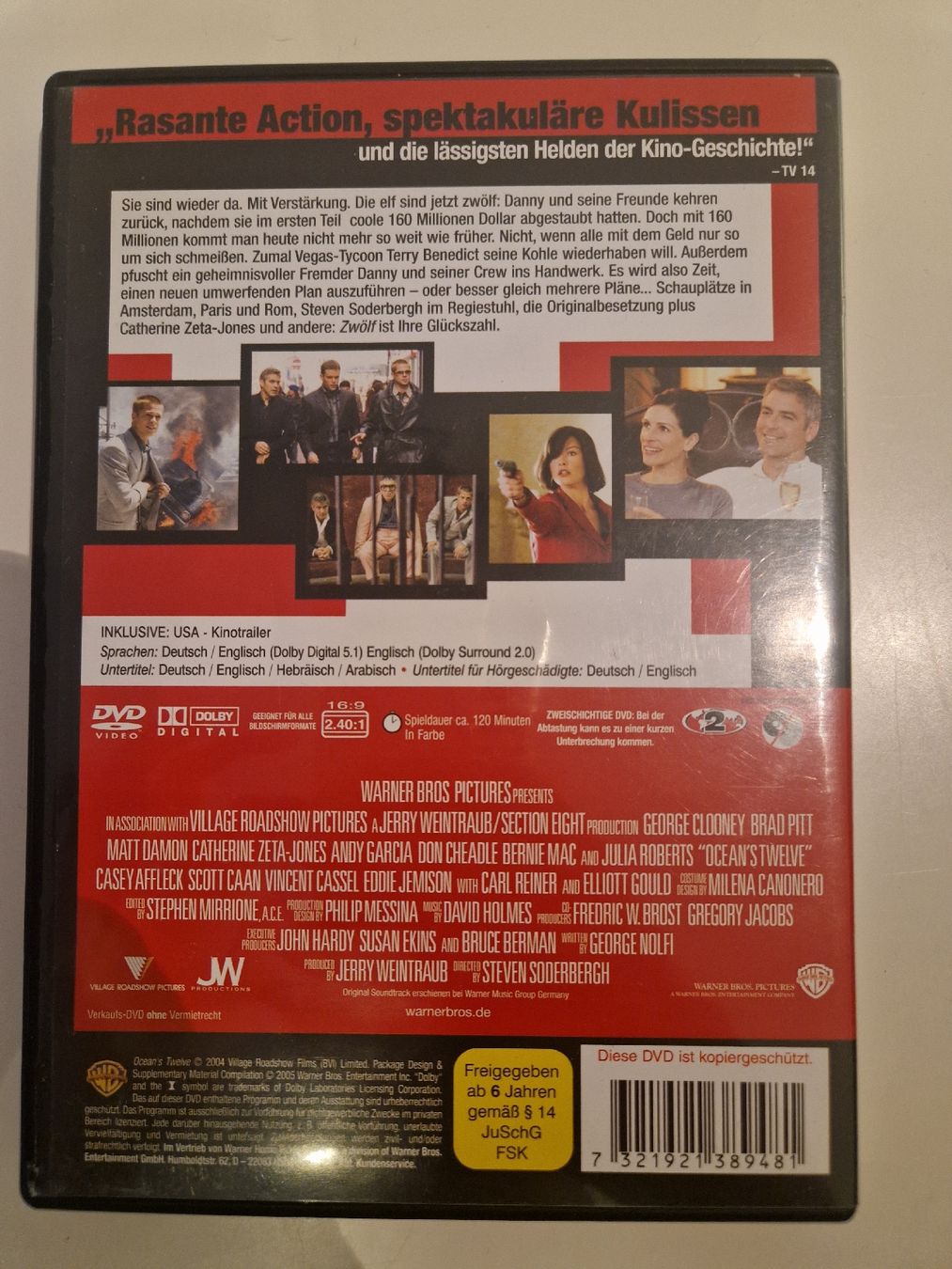 Alle DVDs: Ocean's Twelve DVD – Gebraucht aus Emmenbrücke von alexa1983 1