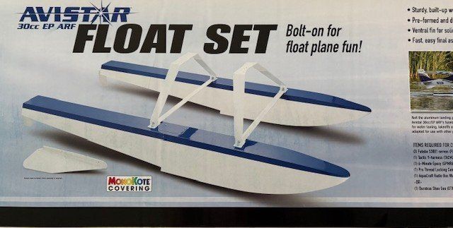 Modellismo RC: FLOAT SET Avistar 30cc EP ARF Schwimmer-Set – Nuovo e nell'imballaggio originale da Würenlingen venduto da Delfinli1